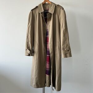 Botany 500 Men’s Vintage Trench Coat - 44 Long